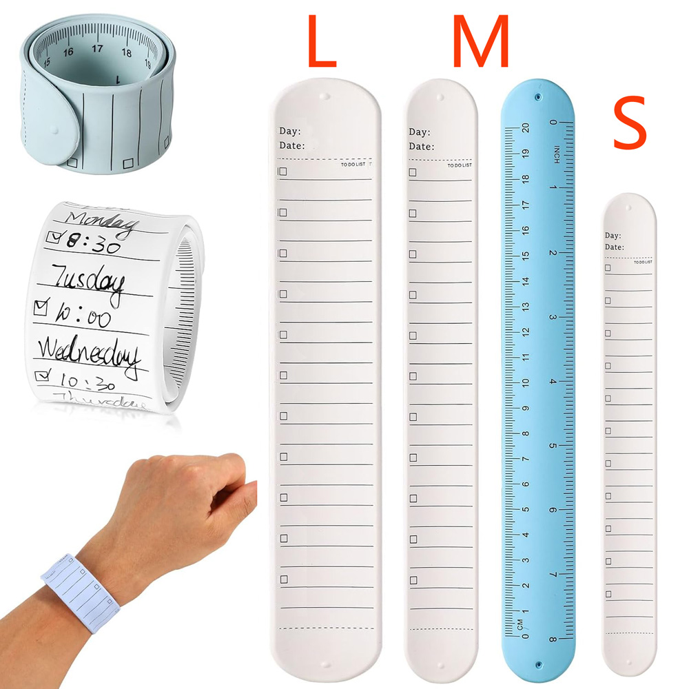 Silicone Band Replacement - Силиконовый браслет-блокнот для записей, многоразовый, с