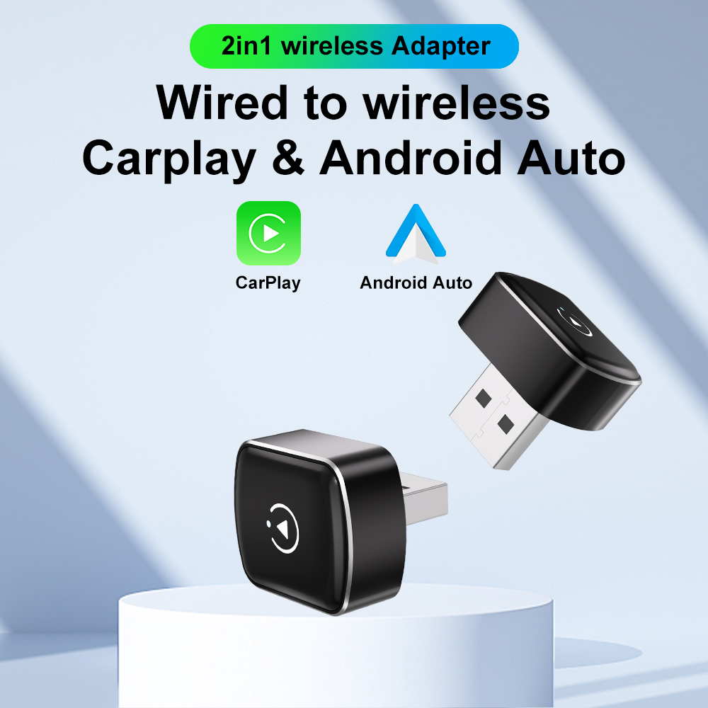 Smartwatch Universal - Беспроводной адаптер CarPlay 2-в-1 для Android