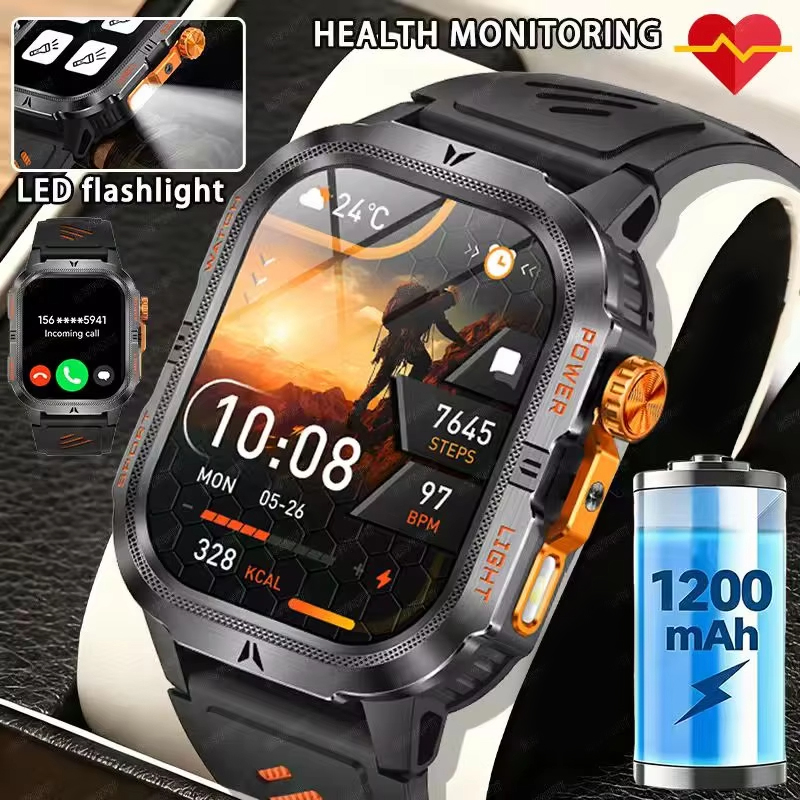 Smartwatch M Active - Прочные военные смарт-часы 2026 года для