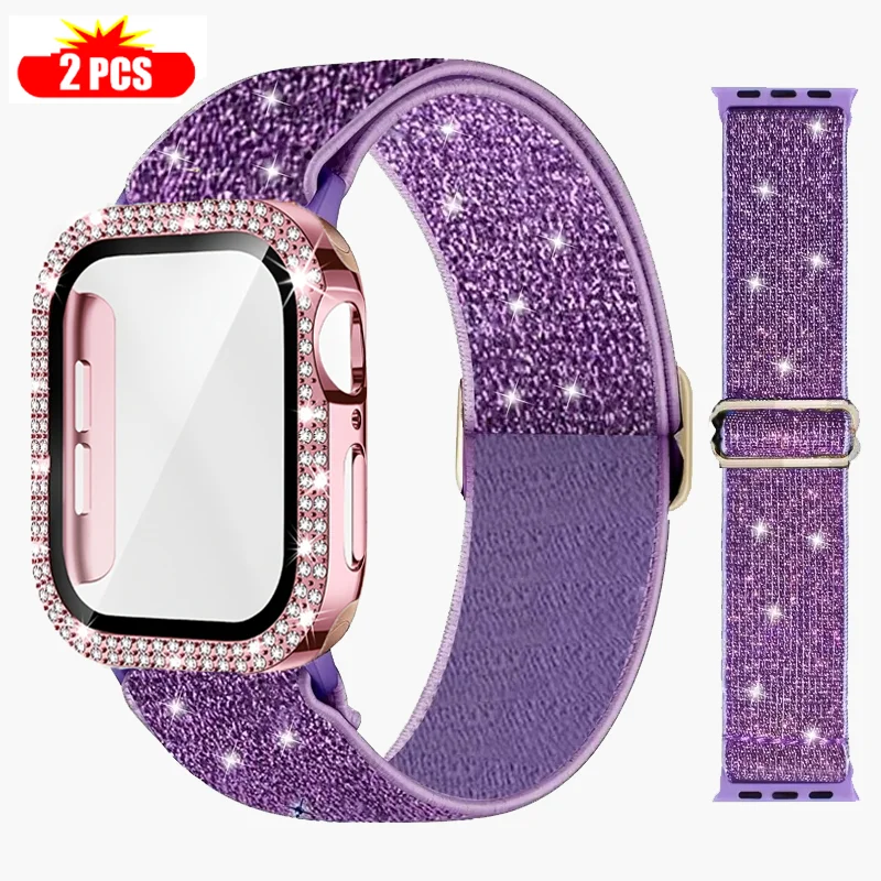 Smartwatch Watch Accessories For Women - Ремешок + чехол для Apple Watch