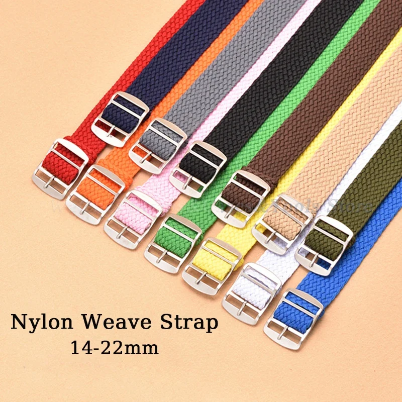 Nylon Nato Strap - Нейлоновый плетеный ремешок для часов Perlon,