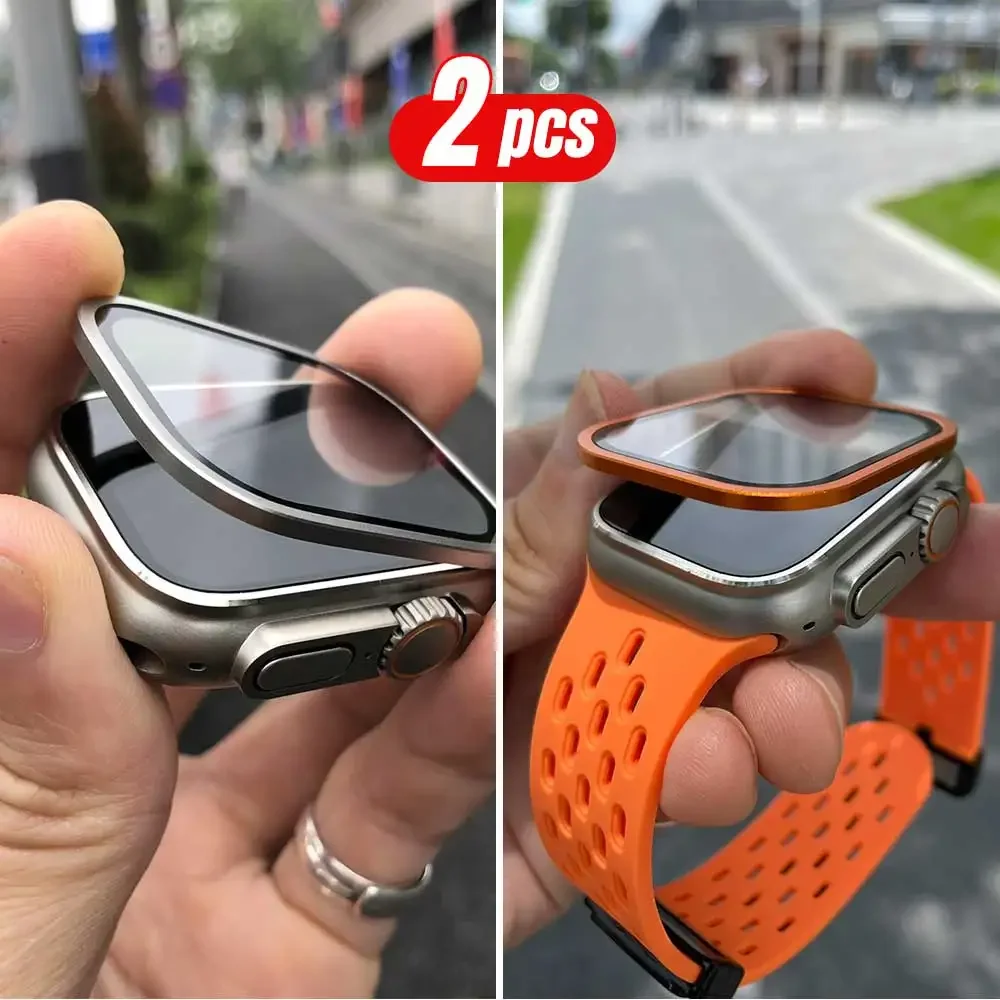 2 шт. титановая металлическая  – обзор и цена Smartwatch Straps & Accessories