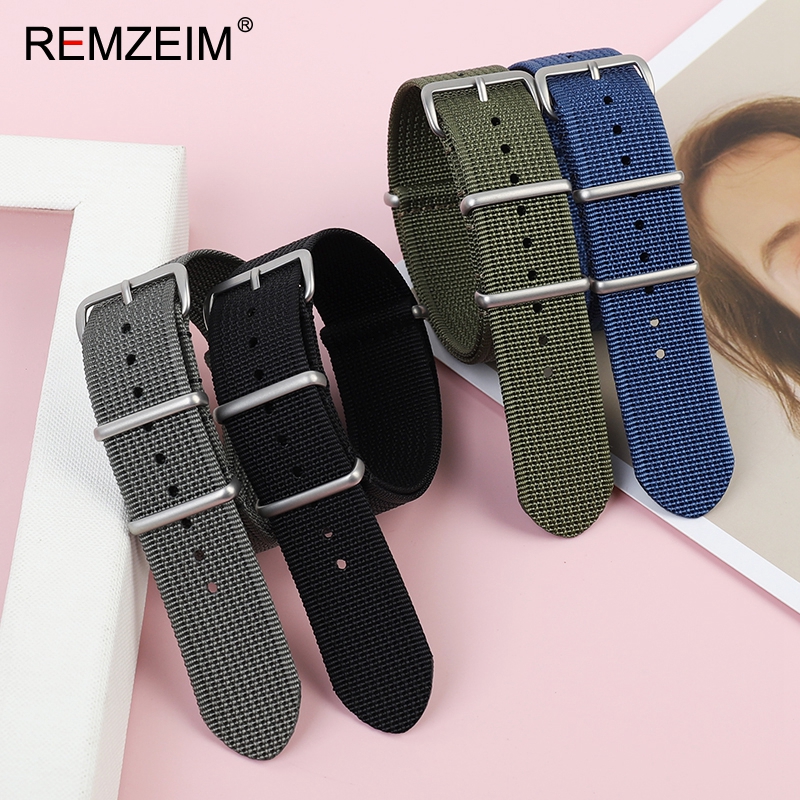 Новый ребристый нейлоновый рем – обзор и цена Nylon Nato Strap