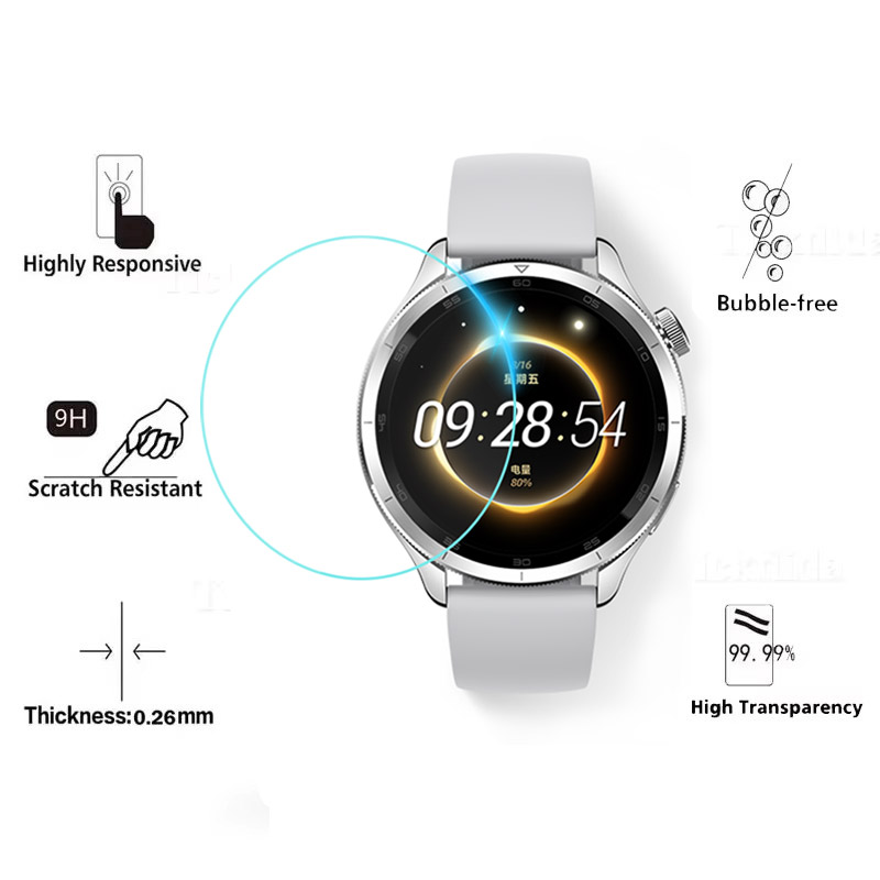 Защитная пленка из закаленного – обзор и цена Xiaomi Smartwatch S3 Accessories