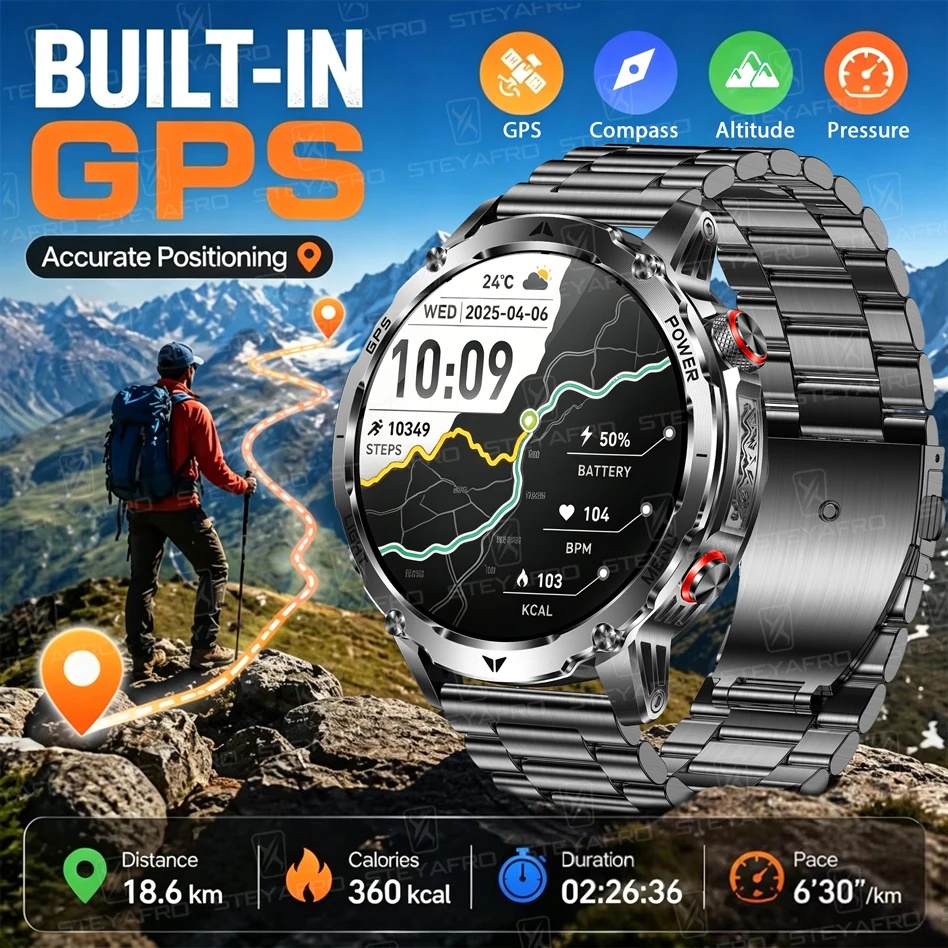 Мужские военные смарт-часы с G – обзор и цена Smartwatch M Active