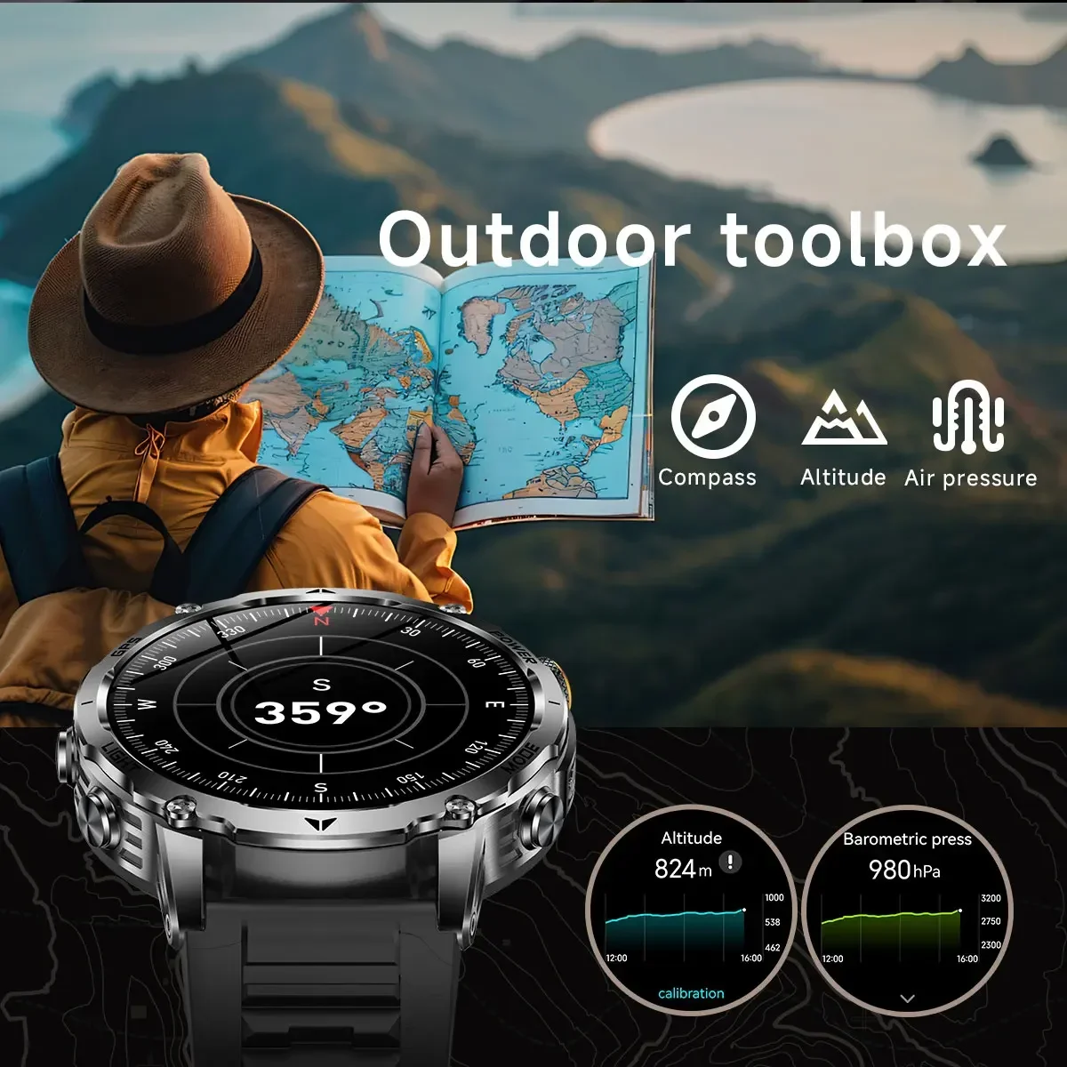 Мужские военные смарт-часы с G – обзор и цена Smartwatch M Active