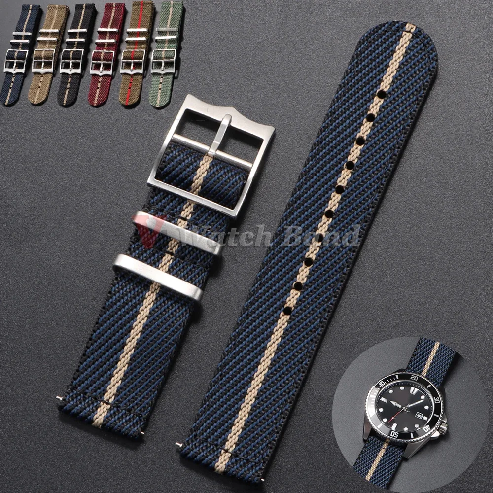 Нейлоновый ремешок 20 22 мм дл – обзор и цена Nylon Nato Strap