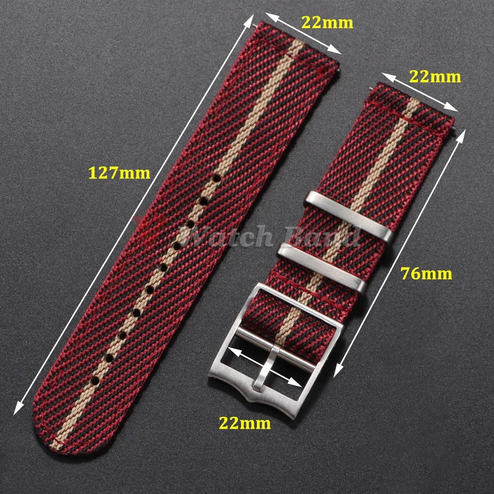 Нейлоновый ремешок 20 22 мм дл – обзор и цена Nylon Nato Strap
