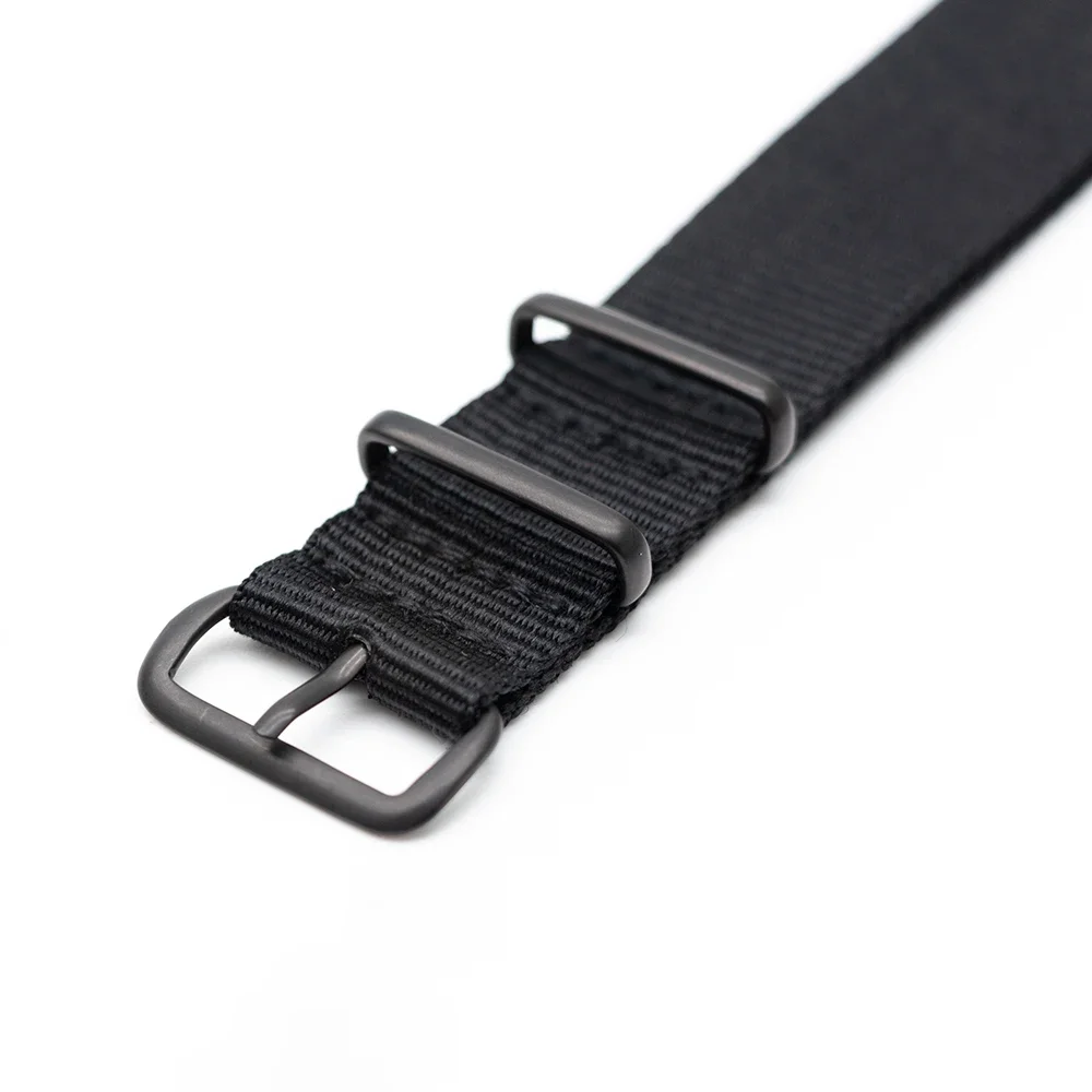 Черный нейлоновый ремешок для  – обзор и цена Nylon Nato Strap