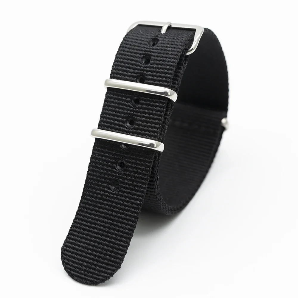 Черный нейлоновый ремешок для  – обзор и цена Nylon Nato Strap