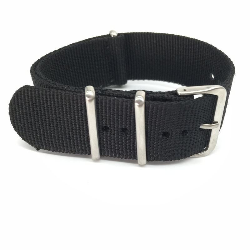 Черный нейлоновый ремешок для  – обзор и цена Nylon Nato Strap