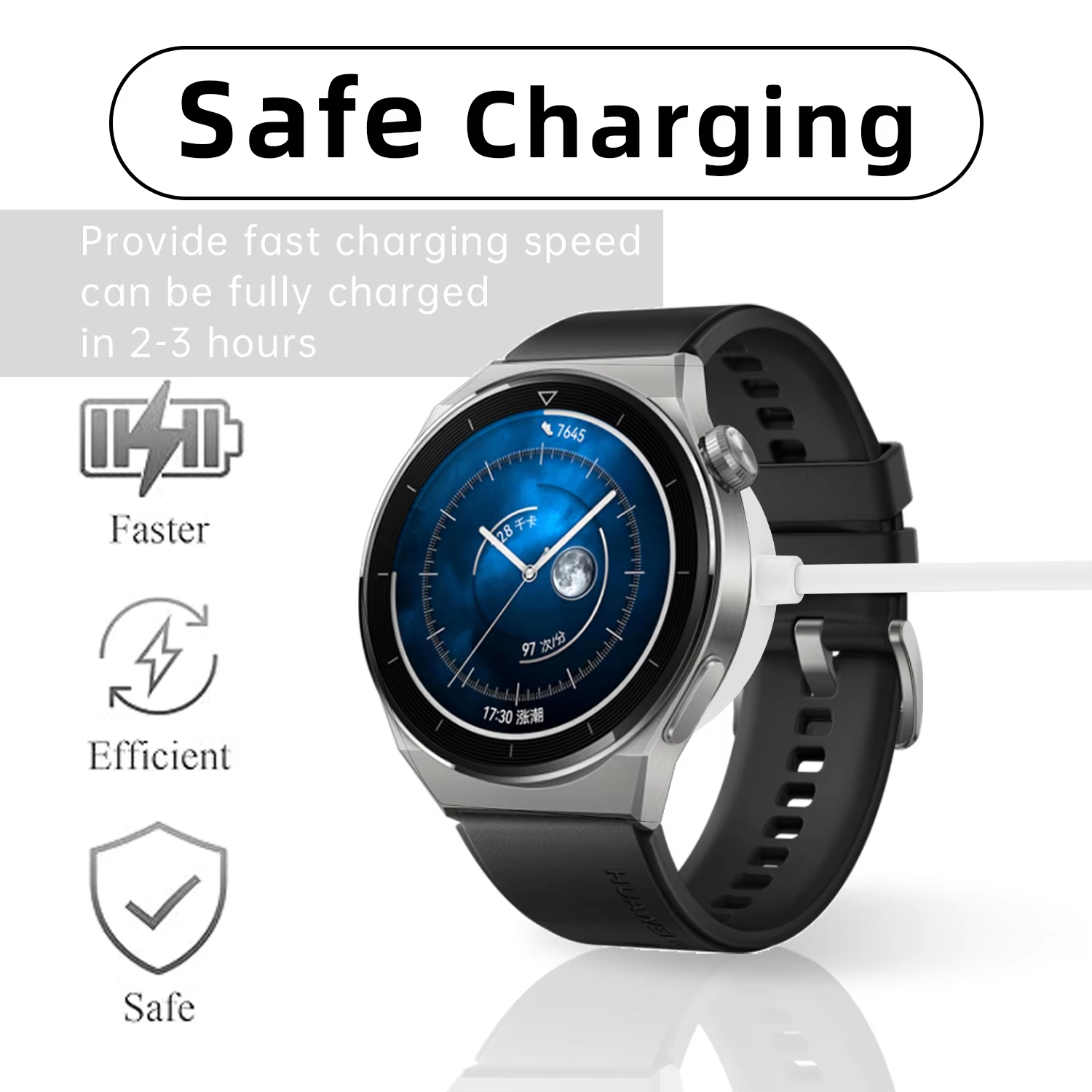Магнитный USB-кабель для заряд – обзор и цена Xiaomi Smartwatch S3 Accessories
