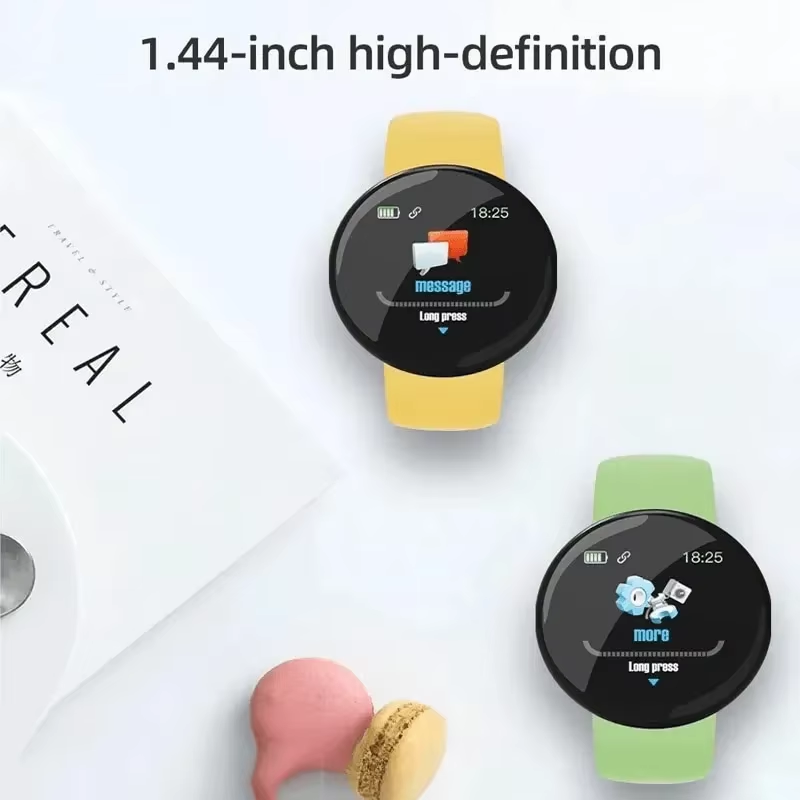 D18 Смарт-часы с круглым цветн – обзор и цена Smartwatch Face