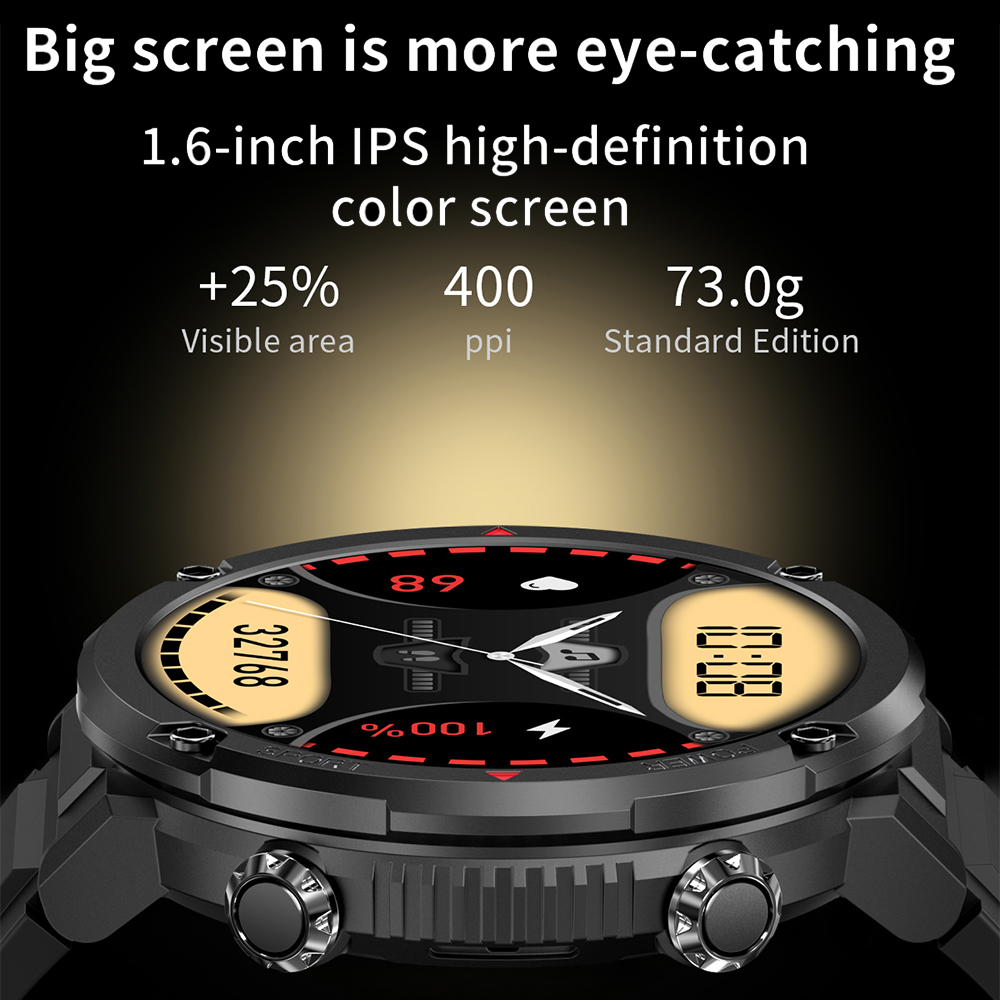 Смарт-часы 1,6 дюйма 400*400 к – обзор и цена Smartwatch M Active