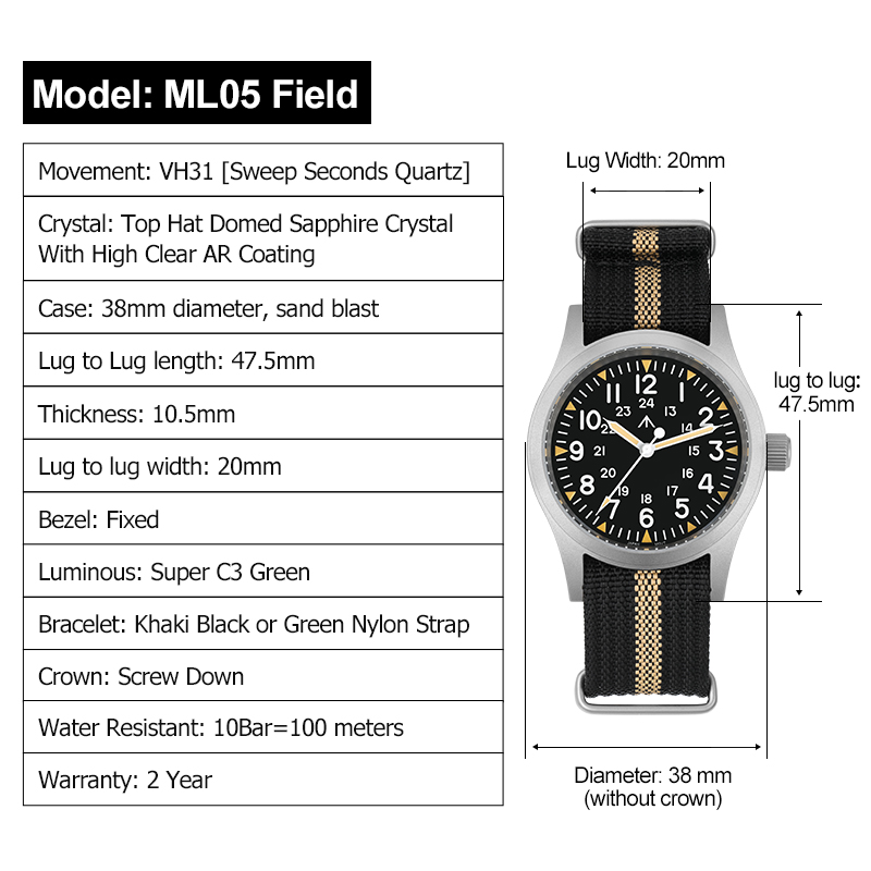 Militado ML05 Винтажные часы V – обзор и цена Smartwatch Nexus
