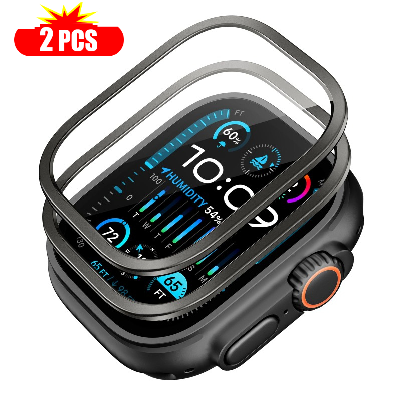 2 шт. закаленное стекло для Ap – обзор и цена Smartwatch Straps & Accessories