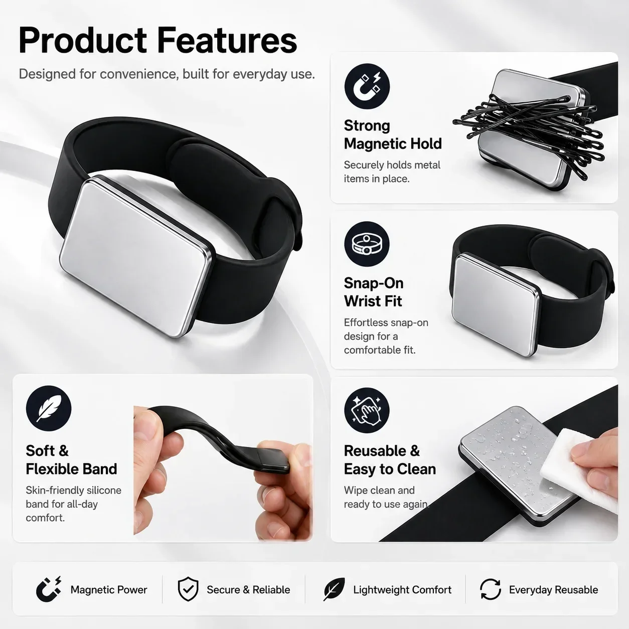 Магнитный ремешок для часов, б – обзор и цена Smartwatch Straps & Accessories