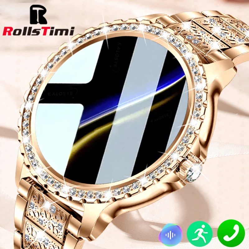 Модные роскошные золотые женск – обзор и цена Smartwatch Face