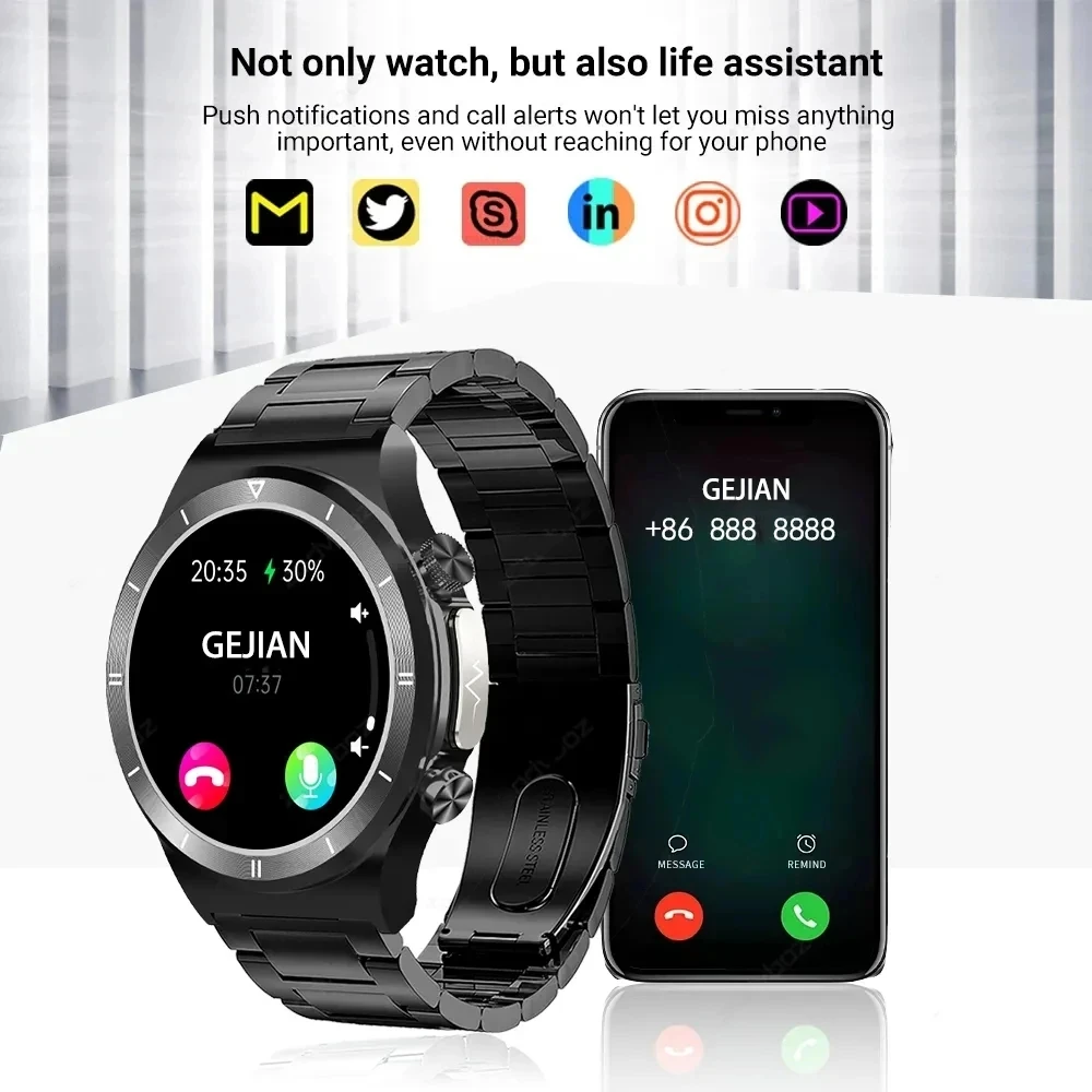 Умные часы GEJIAN с ЭКГ, HD-эк – обзор и цена Smartwatch M Active